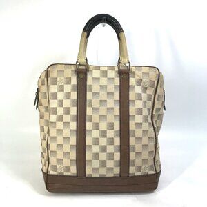 LOUIS VUITTON White Damier Tote Bag